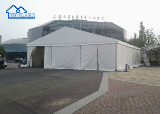 Tenda Tenda Acara Ulang Tahun Besar Struktur Kanopi Perakitan Cepat Aluminium PVC Tahan Air