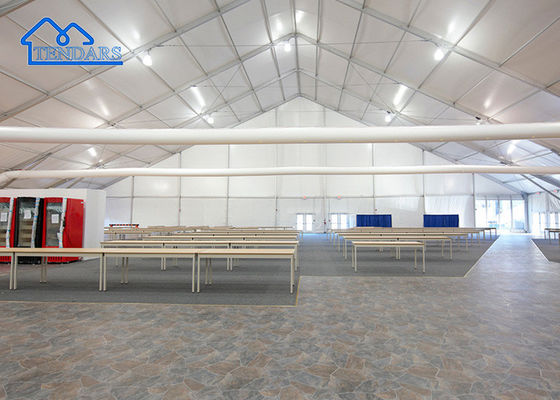 Tenda Tenda Acara Luar Ruangan Kompak Struktur Kanopi Lapisan Ganda Aluminium Keras