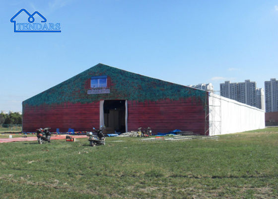Pabrik Pasokan Luar Ruang Aluminium Struktur Storage Tent Kain PVC Tenda besar untuk dijual