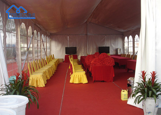 Aluminium paduan luar Tenda Pernikahan Besar Tenda Pernikahan Pernikahan Untuk pameran dagang, pernikahan, dll