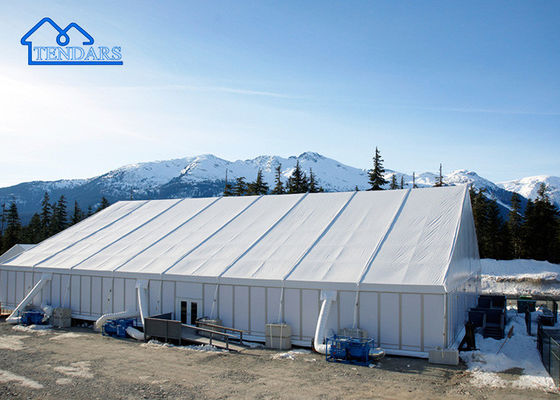 Tenda Kanopi Tenda Dinding Kaca Kustom Paduan Aluminium Untuk Tenda Tenda Acara Stadion Olahraga Permonen