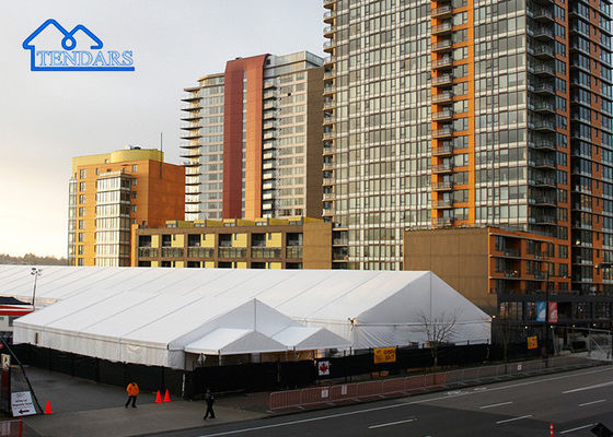 Kapasitas besar Outdoor Custom Heavy Duty Marquee Party Canvas Marquee Tent Untuk Acara