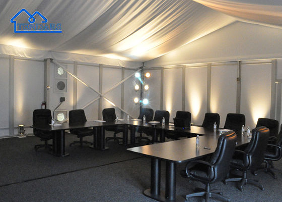 Struktur Tenda Tenda Acara Mewah Pesta Ulang Tahun Luar Ruangan Kanopi Penyimpanan PVC