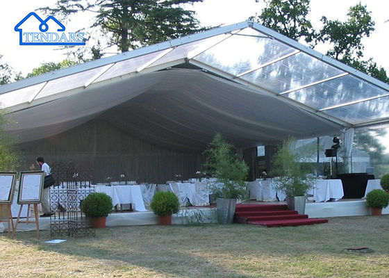 Outdoor Aluminium Spring Top Marquee Heavy Duty Untuk Acara Canopy Custom Size Tent
