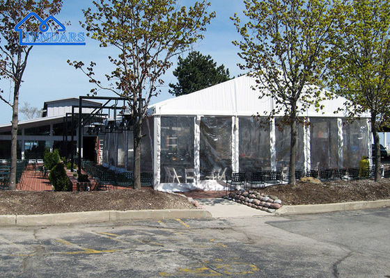 850g/M2 Kain PVC Waterproof Event Tent UV Resistant Windproof Tent Struktur Event Marquee Tent