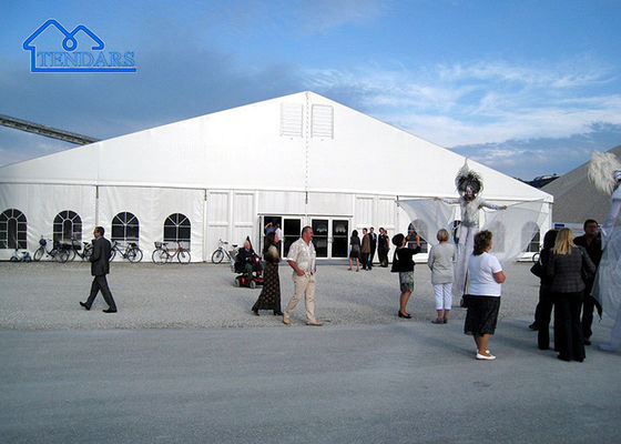 Tenda Bingkai Aluminium Tenda Partai Putih PVC Besar Dengan Bingkai Aluminium Tenda Canopy Terbesar