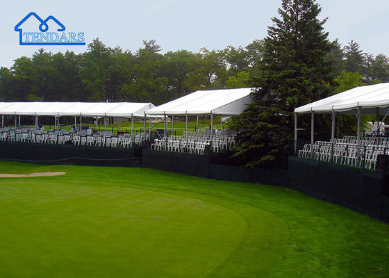Luxury Aluminium Outdoor Banquet Tents Warna Putih Fireproof Tents Besar Outdoor Untuk Dijual