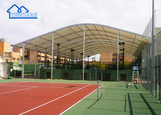 Heavy Duty Custom Aluminium Struktur Besar Tenda Olahraga Luar Ruangan Padel Court Dengan Cover Tent