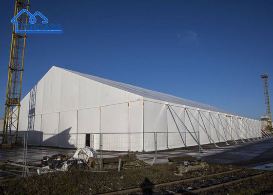 Tenda penyimpanan gudang industri musim dingin tenda sementara untuk konstruksi tenda untuk dijual atap gudang