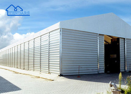 Tenda penyimpanan sementara industri PVC Aluminium Outdoor Heavy Duty Tent Produksi
