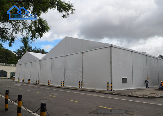 Tenda penyimpanan gudang struktur aluminium untuk bengkel industri tenda penyimpanan komersial perusahaan manufaktur