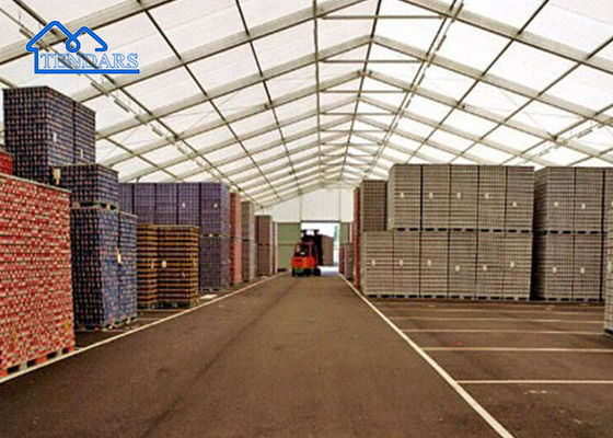 Tenda penyimpanan komersial yang disesuaikan tahan air dengan sertifikasi ISO9001 Tenda luar untuk musim dingin