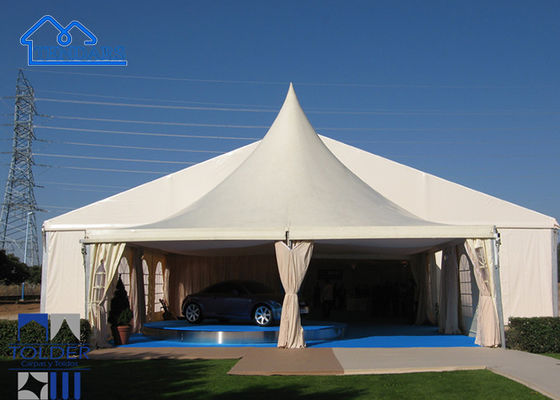 Custom Modular High Peak Campuran Marquee Aluminium Alloy Pagoda Tent Untuk Festival