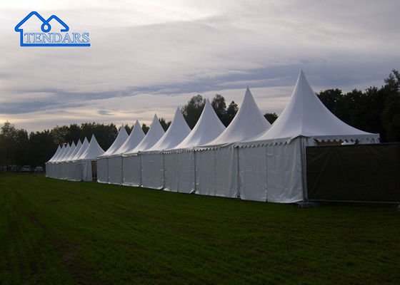 Pabrik Harga Outdoor Disesuaikan Waterproof Pagoda Pameran White Canvas Tent Dijual