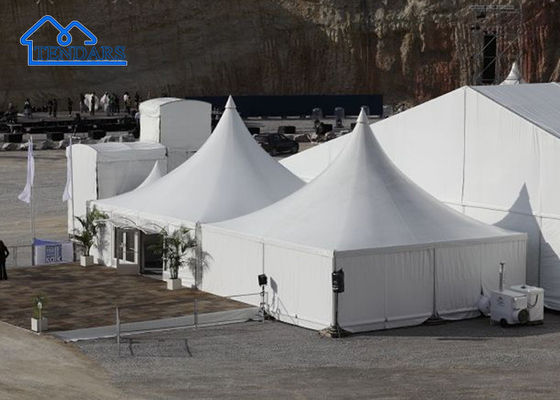 Air tahan api kanopi tenda aluminium luar ruangan acara dalam ruangan Pvc Pagoda tenda