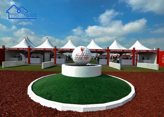 Aluminium Alloy Pagoda Glass Tent Wedding Canopy Tent Untuk Luar Ruang Untuk Pesta, Restoran, Booth dll