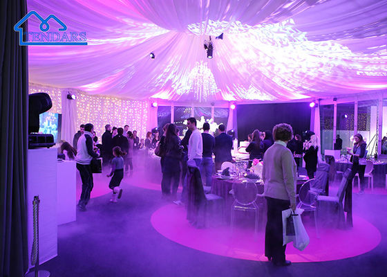 Aluminium Frame Putih PVC Party Besar Pagoda Wedding Event Tents Untuk Acara Luar