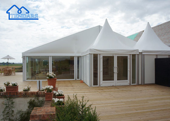 Pagoda PVC tahan air Marquee Canopy Gazebo Tenda Pesta Untuk Acara Luar