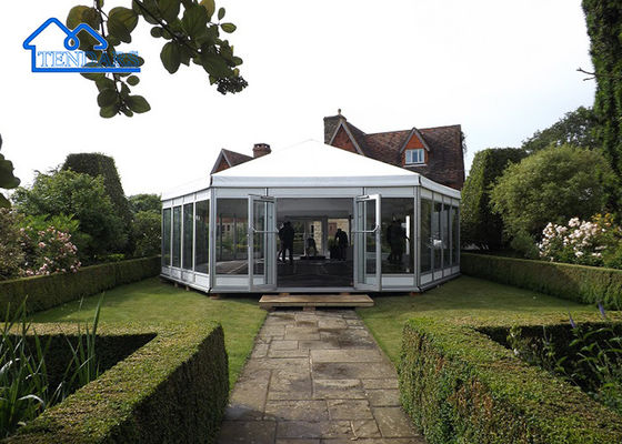 Outdoor Waterproof Aluminium Polygon Tent Hexagon Pagoda Tent Wedding Party Tent Untuk Acara