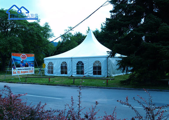 Outdoor Custom Luxury Marquee Party Event Multiplex White Canvas Tent dengan Clear Span