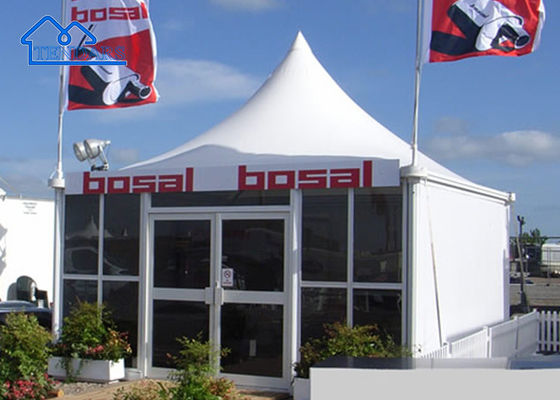 Tahan sinar UV/Batas api/Tahan air Custom Baru PVC Aluminium Frame Marquee Kaca Marquee Tent