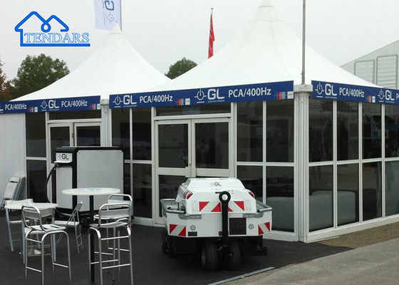Tenda Pagoda Aluminium tahan air mata untuk acara pernikahan pesta tenda