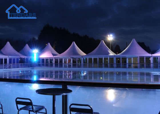 Custom Aluminium Outdoor Pagoda Tent Aluminium Frame Marquee Tent Untuk Pesta Pernikahan