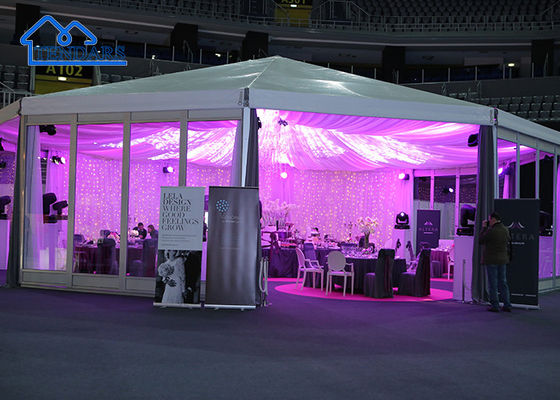 6m Outdoor Aluminium High Peak Pagoda Tent Untuk Dijual Untuk Outdoor Event Pameran Pernikahan