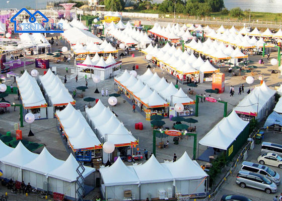 Tenda Pagoda Aluminium untuk Paviliun Taman dll