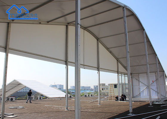 Outdoor Customized Heavy Duty Industrial Warehouse, Workshop Storage Event Arcum Curve Tent