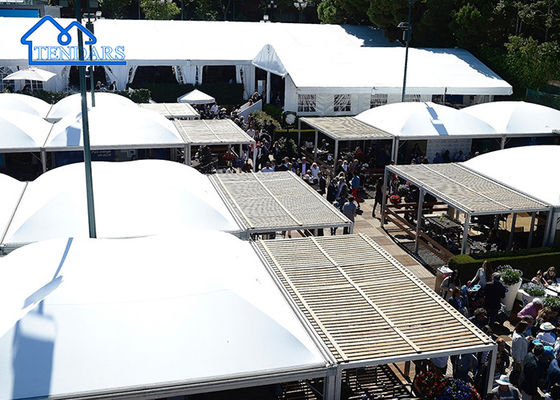 Tenda Acara Aluminium Putih, Abu-abu, Transparan atau Disesuaikan Tenda Marquee Olahraga Luar Ruangan
