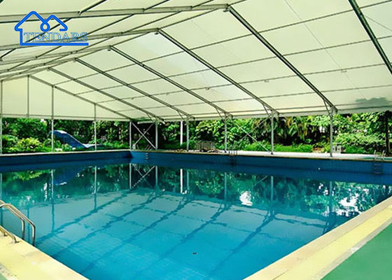 Rainproof Fire Retardant PVC Expanding Gyms Sports Court Tent Academy Outdoor Terbaik Sports Tent