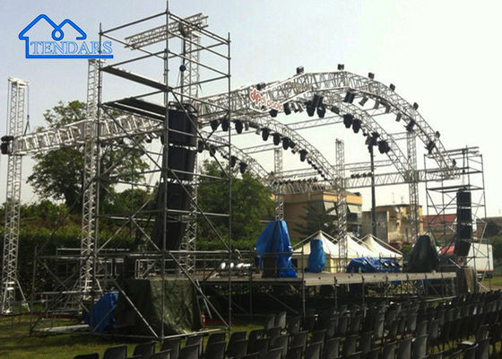 Pabrik Penyedia Alloy Aluminium Acara Stage Truss Struktur Mengumpulkan Stage Truss Aluminium Truss