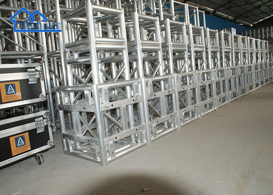 Aluminium Heavy Duty Alloy Perak 300mm Stage Light Truss Untuk Pameran