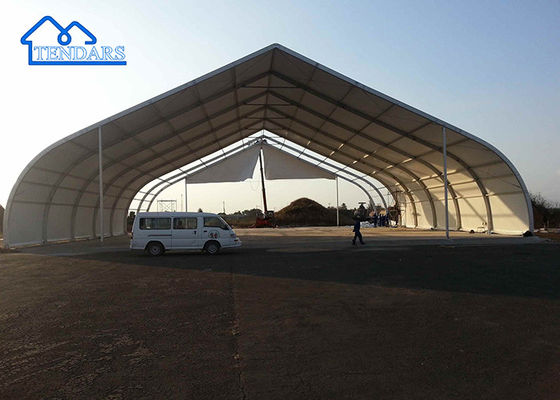 Aluminium Frame Curve Events Tent With Glass Wall Untuk Acara Komersial, Acara Pernikahan, Pameran dll