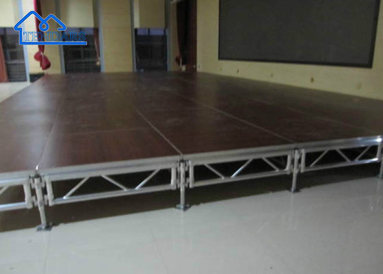 Luxury Aluminium Portable Stage Mobile Lipat Untuk Konser Luar Ruang Harga Untuk Tenda