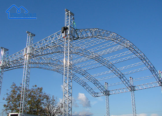 Opsional Custom Aluminium Truss Flex Totem Aksesoris Untuk DJ Peralatan Party Tent Dijual