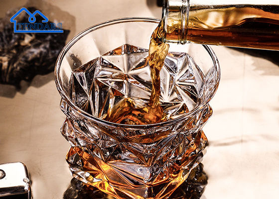 Disesuaikan Bebas Timah Kristal Minuman Beralkohol Kaca Cangkir Cerah Untuk Minum Creative Whiskey
