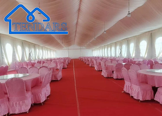 Sebuah Frame Aluminium Wedding Marquee Tent Permanen Teepee Desain Outdoor Party Event Canopy Struktur