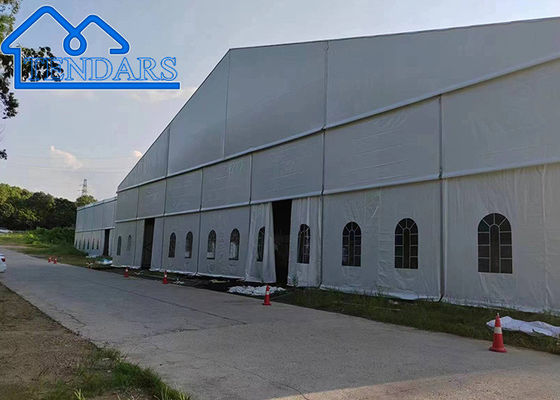 60m Lebar Heavy Duty Marquee Tent Industri A Bentuk Besar Outdoor Easy Up Event Tent Industri Marquee Untuk Dijual