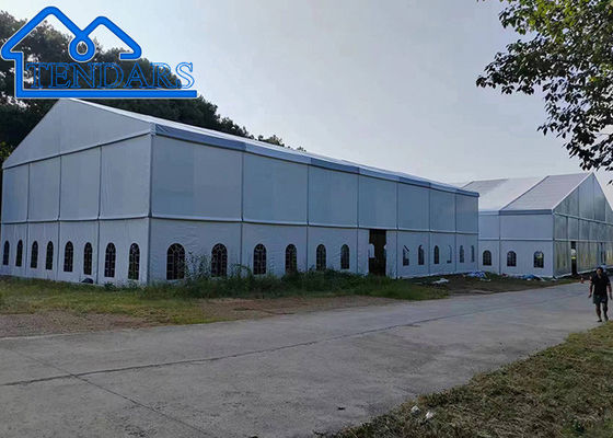 TUV Besar Heavy Duty Marquee Tent Aluminium Frame Basket Tent A Shape Marquee Tent Harga