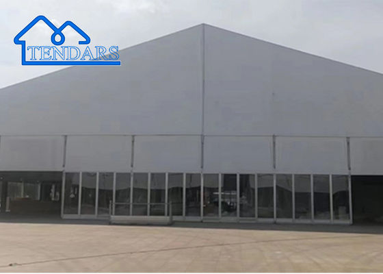 Waterproof besar mudah merakit acara tenda Marquee Dengan dinding PVC dibingkai penyewaan tenda Marquee