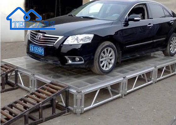 Hot- Customized Aluminium Stage Truss, Aluminium Moving Stage, Pop Out Door Stage Platform untuk Konser