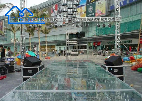 Grosir Profesional Mengumpulkan Stage Truss, Stage Board, Toughened Glass Stage Untuk Berbagai Jenis Acara