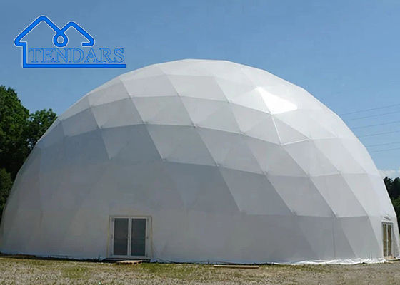 Custom Besar Kubah Putih Trade Show Marquee Tent Waterproof Komersial Untuk Acara Luar Ruang
