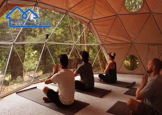 Tenda Hotel Komersial Luar Ruangan Tenda Kubah Geodetik Mewah Untuk Acara Luar Ruang;Kemping
