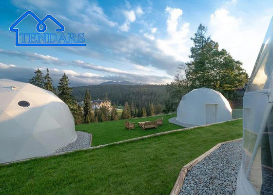 Perlindungan Komersial Dan Gaya Kombinasi PVC Waterproof UV Igloo Dome Tent Untuk Kegiatan Luar Ruang