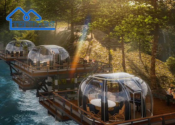 Custom Outdoor Clear Bubble Transparent Tent Waterproof Dome Tent Untuk Dijual