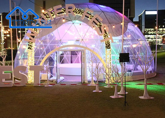 Tenda Luar Ruangan Besar Transparan Mewah Untuk Dijual,Tenda Geodesic Dome Untuk Acara Pameran Merek Komersial