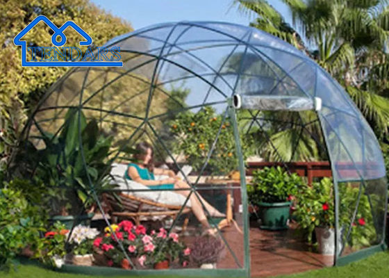 Tenda Pvc Terbakar Transparan Kubah Geodetik Tenda Igloo Untuk Acara Pernikahan